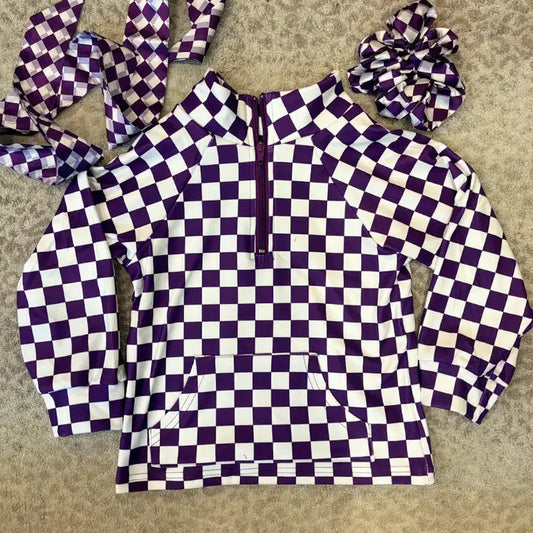 Mini Pep Rally Pullover - Purple