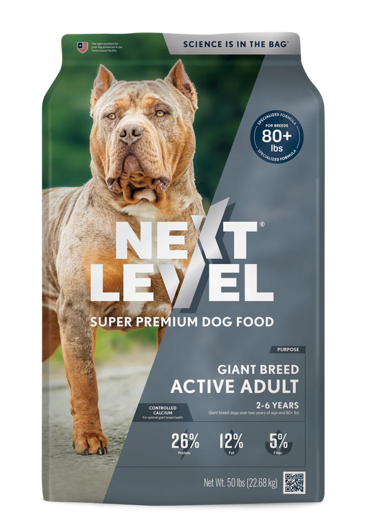 Next Level Giant Breed Active Adult 26/12 50lb