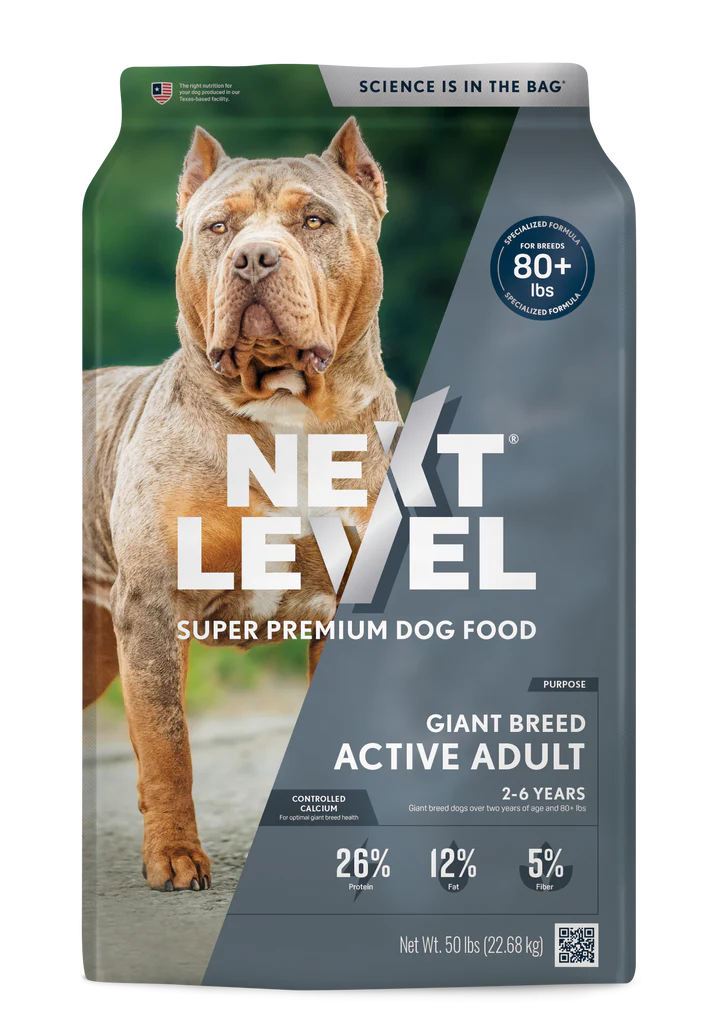 Next Level Giant Breed Active Adult 26/12 50lb- IN STORE ONLY!