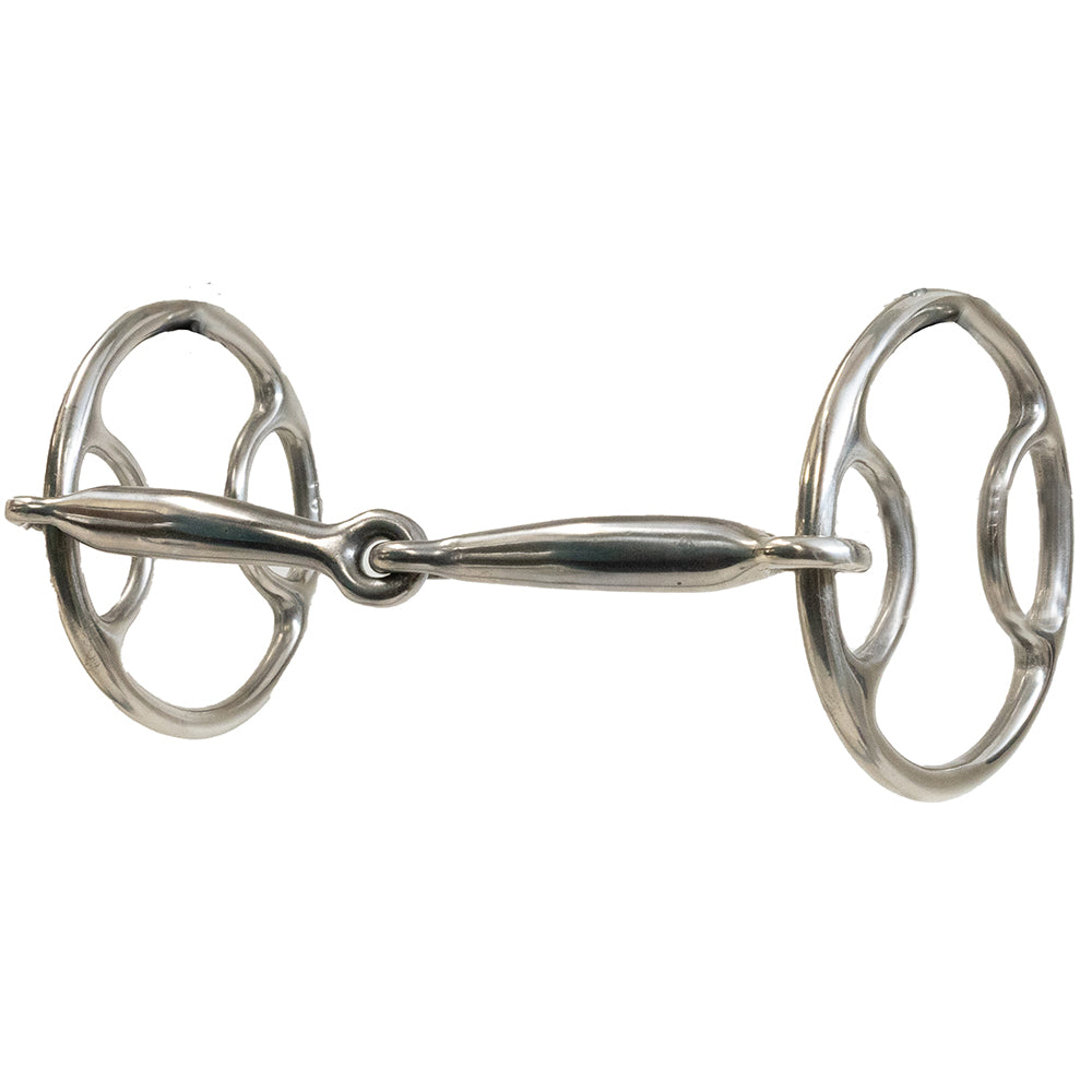Professional's Choice Equisential Fixed O Ring Smooth Snaffle