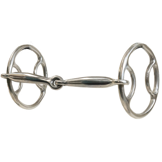 Professional's Choice Equisential Fixed O Ring Smooth Snaffle