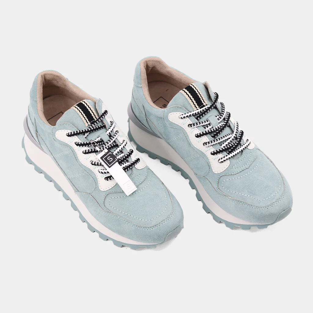 PHOEBE Aqua Suede
