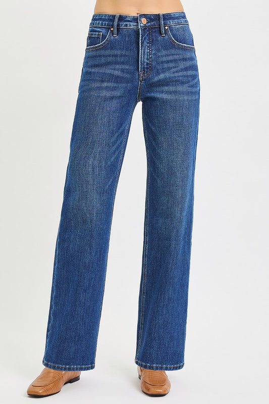 Risen Tummy Control High Rise Straight Leg