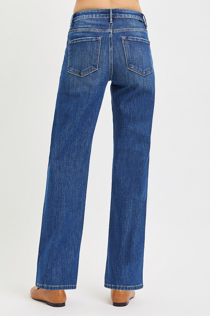 Risen Tummy Control High Rise Straight Leg