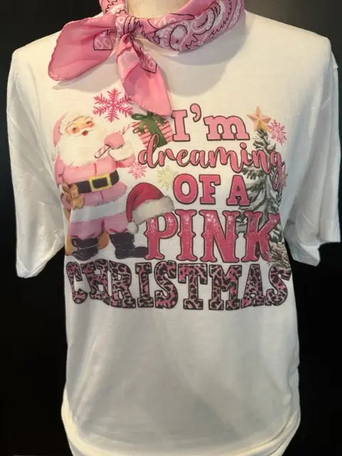 Pink Christmas Tee