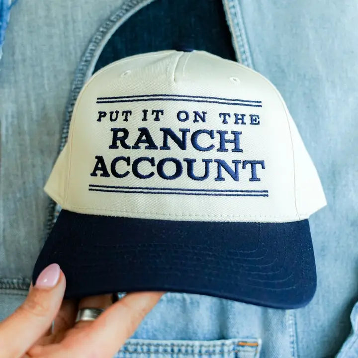 Put It On the Ranch Account Canvas Cap