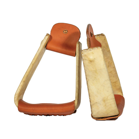 RS PC Rawhide Slant Stirrup