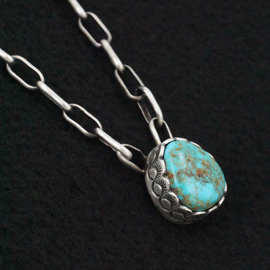 Randy Boyd Turquoise & Sterling Silver Necklace
