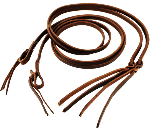 5/8" Pineapple Knot Harness Leather Split Reins