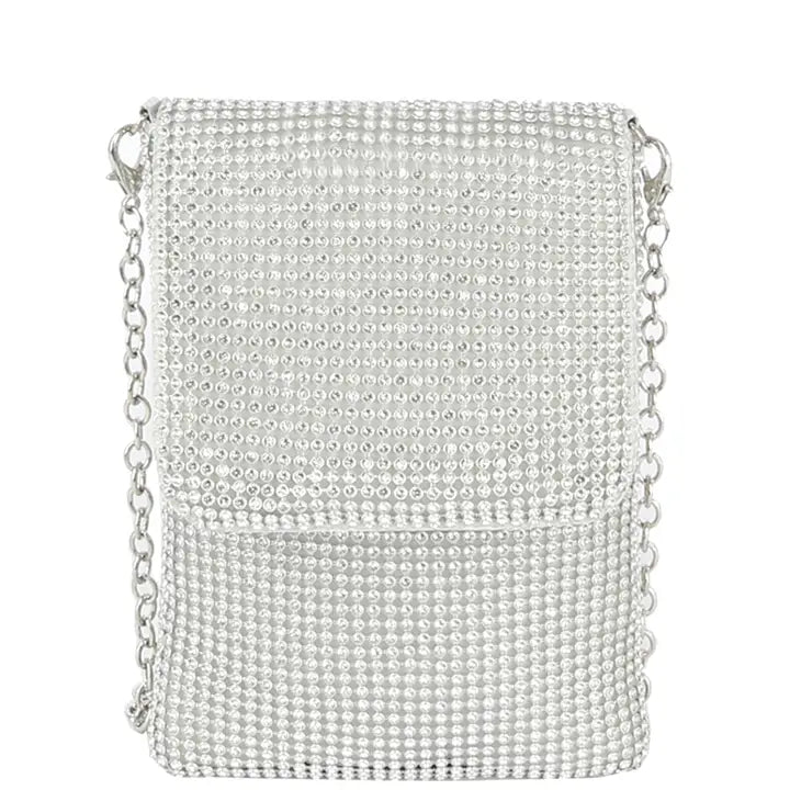 Rhinestone Covered Crossbody Bag
