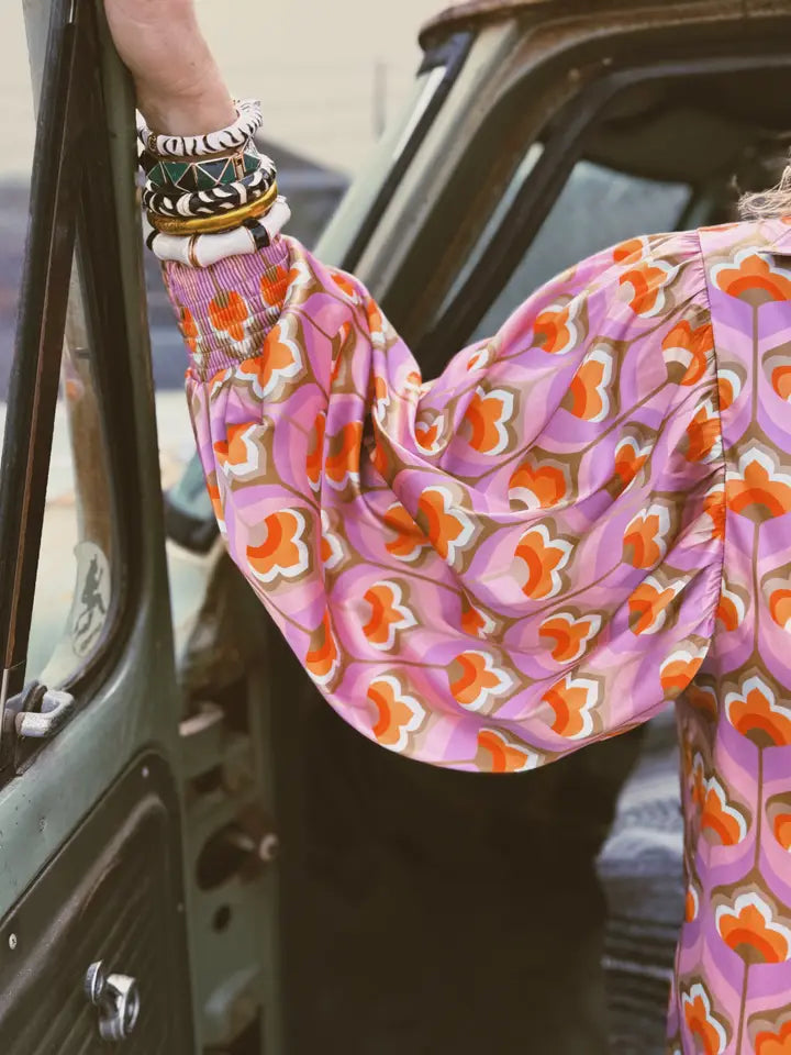 Room At the Top Balloon Sleeve Blouse