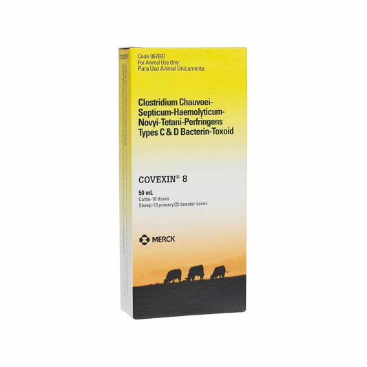 Covexin 8 50ml/10ds 24/Cs (7 Way+Tet)