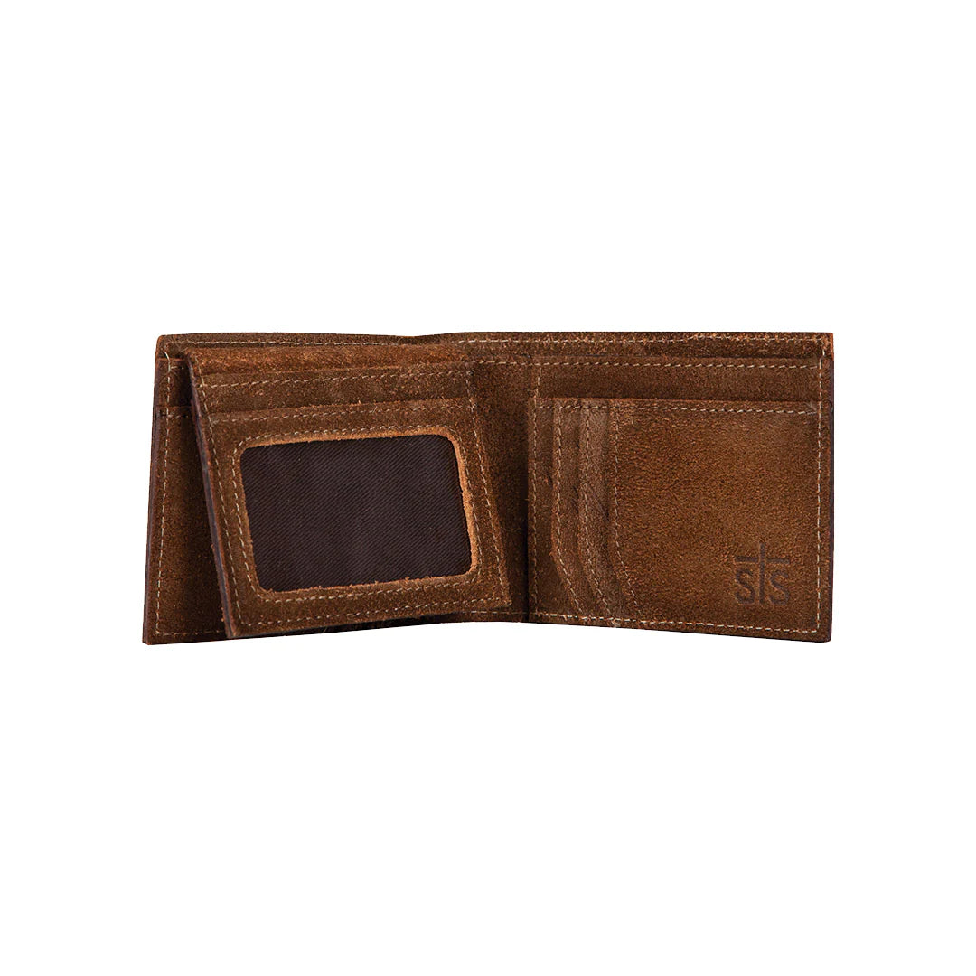 COWHIDE MEN'S BIFOLD WALLET