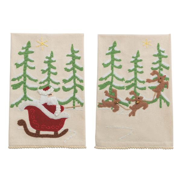 Santa Applique Towel