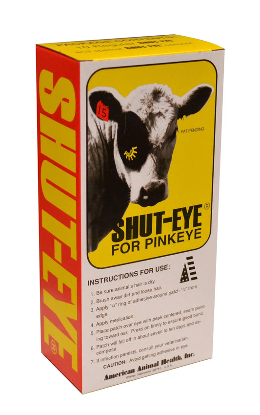 SHUT EYE PATCH PLUS CEMENT FOR COWS