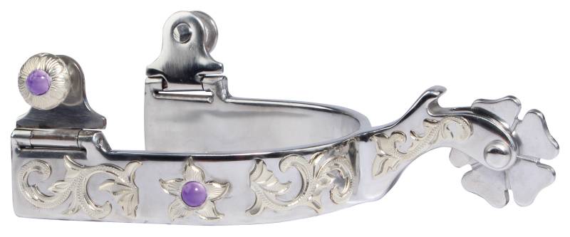 Silver Floral Spur