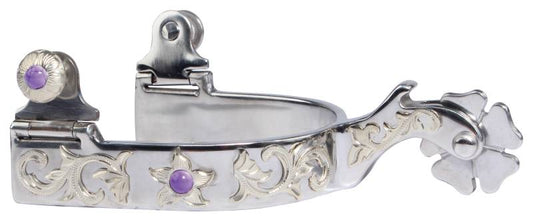 Silver Floral Spur