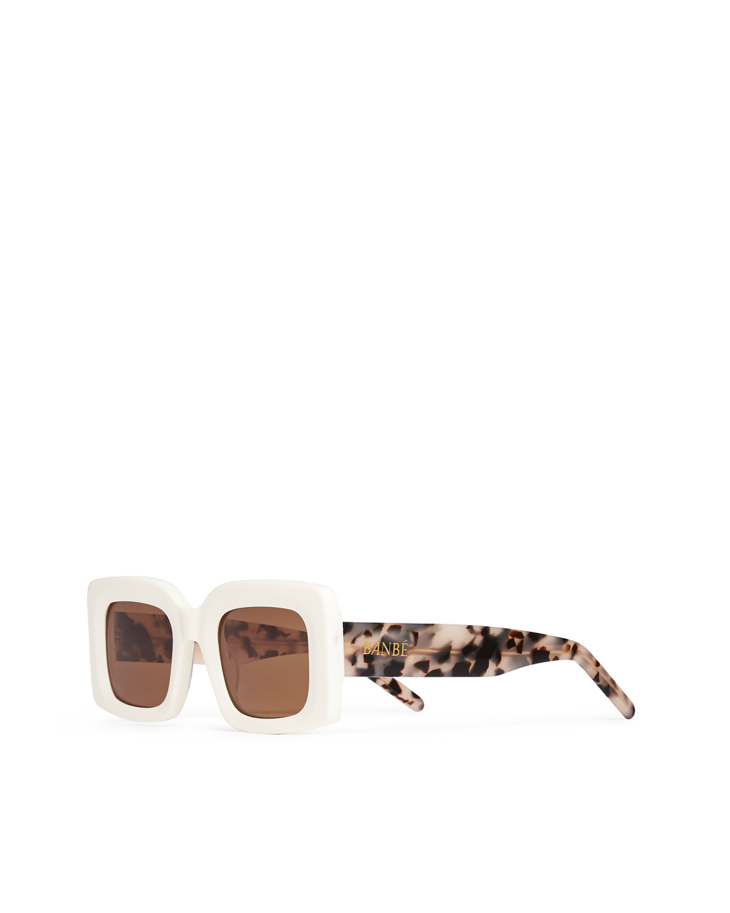 THE KENDALL IVORY & BLONDE TORT-BROWN