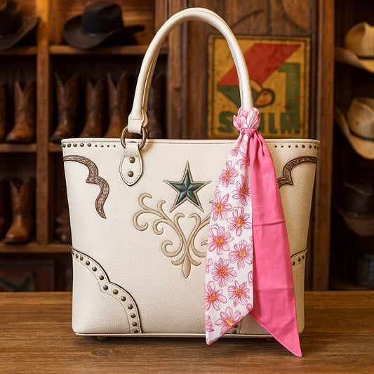 Pink Floral Western Skinny Mini Wild Rag Scarf / Cowgirl Necktie