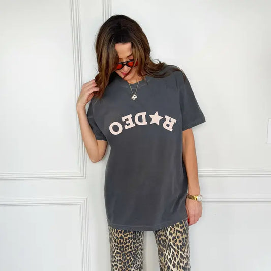 Upside-Down Rodeo Puff Tee
