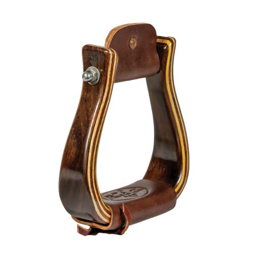 PC Wood Stirrup 2" Dark Gloss