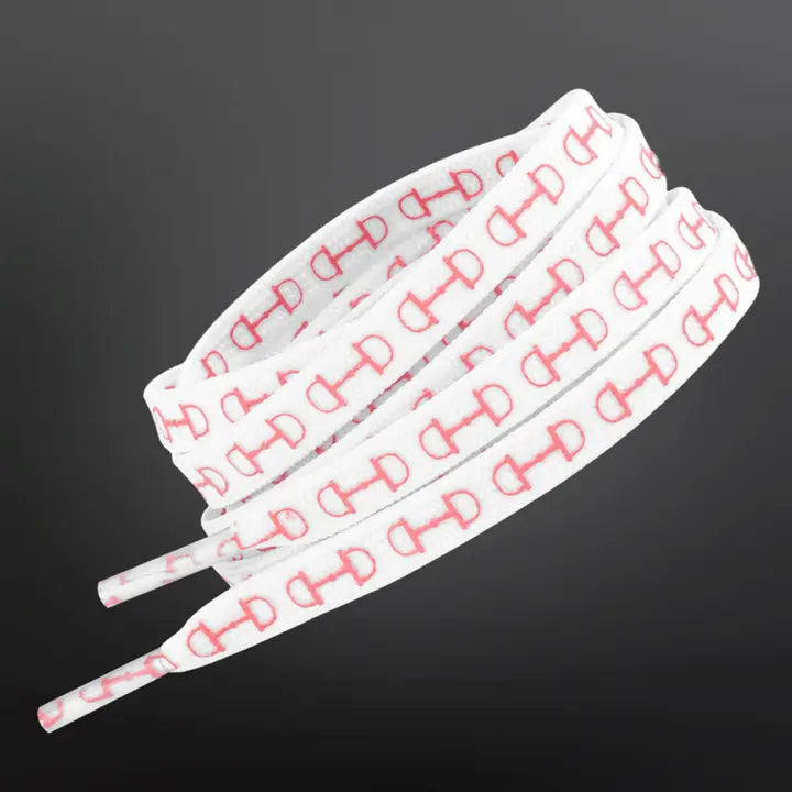 Western Equestrian Snaffle Bit Print Shoelaces 45”