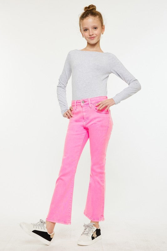 YOUTH HIGH RISE KICK FLARE JEANS