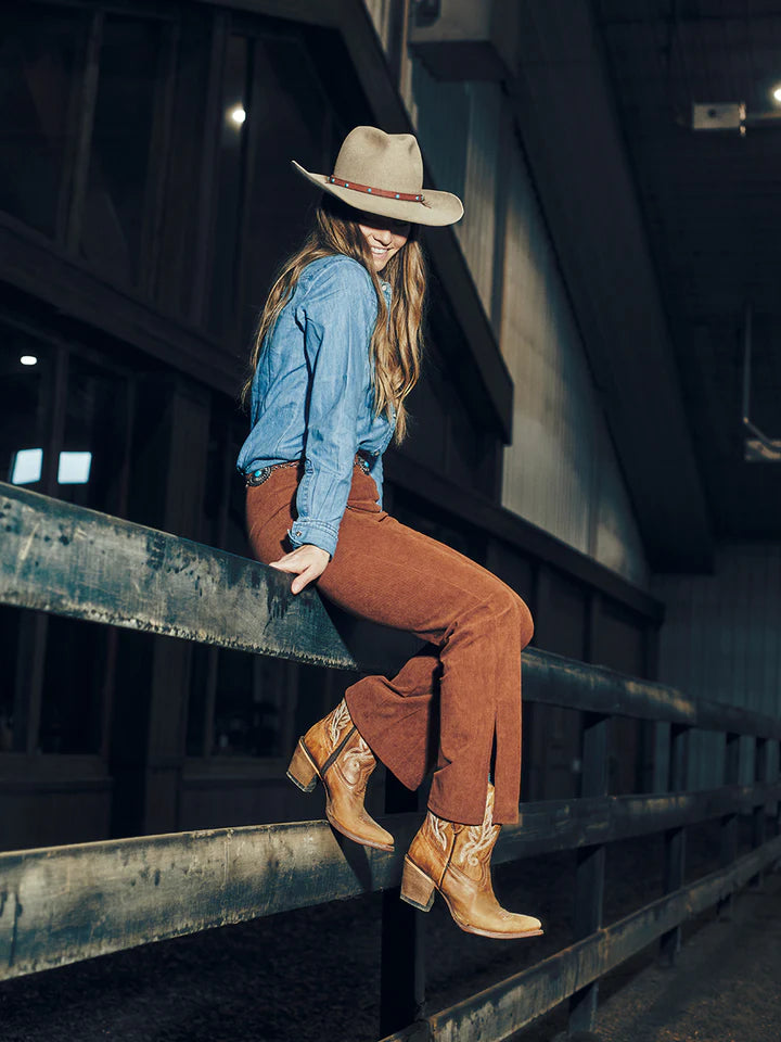 Corral LD Golden Embroidery Ankle Boot