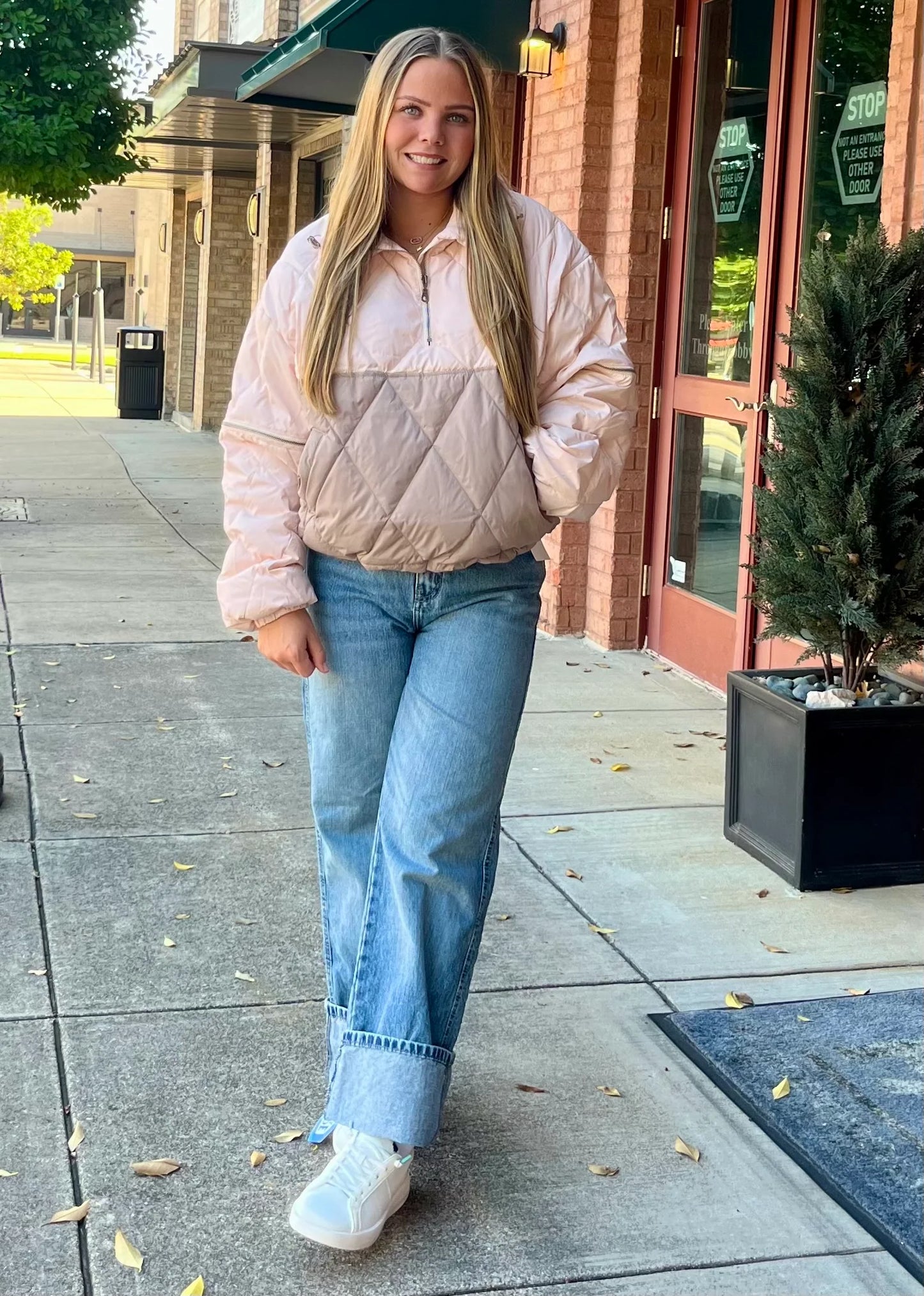 Emma Pullover Down Jacket with Removeable Sleeve - Fall