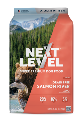 Next Level Grain Free Salmon River 28-16 (Salmon Bag) - 40 lb
