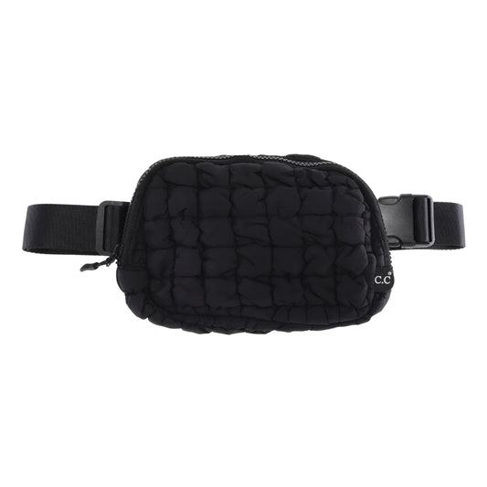 Quilted Puffer C.C Belt Bag