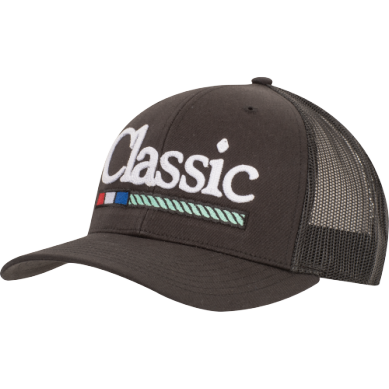 Black Classic Rope Trucker Snapback Cap