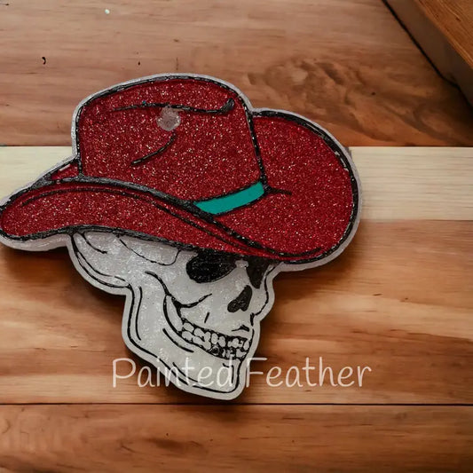 Cowboy Skull Car Freshie