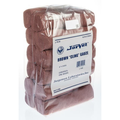 Brown "Cling" Gauze (Dozens) 6"X 5 YDS