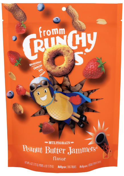 Fromm Crunchy O's Peanut Butter Jammers Treats
