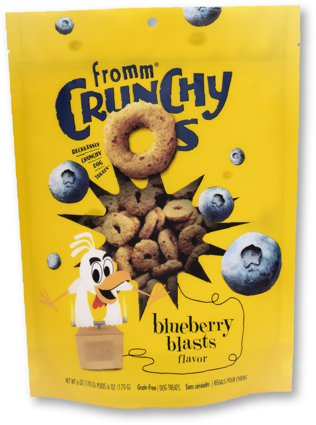 Fromm Crunchy O's Blueberry Blasts Flavor Treats
