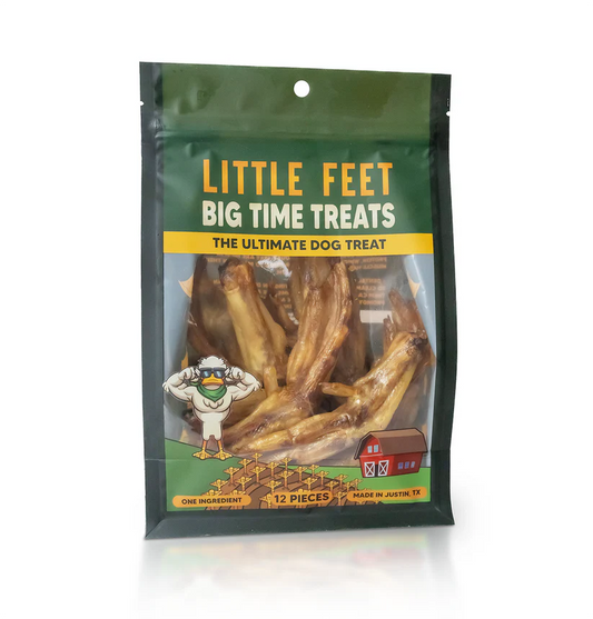 Little Feet Big Time Treat Duck