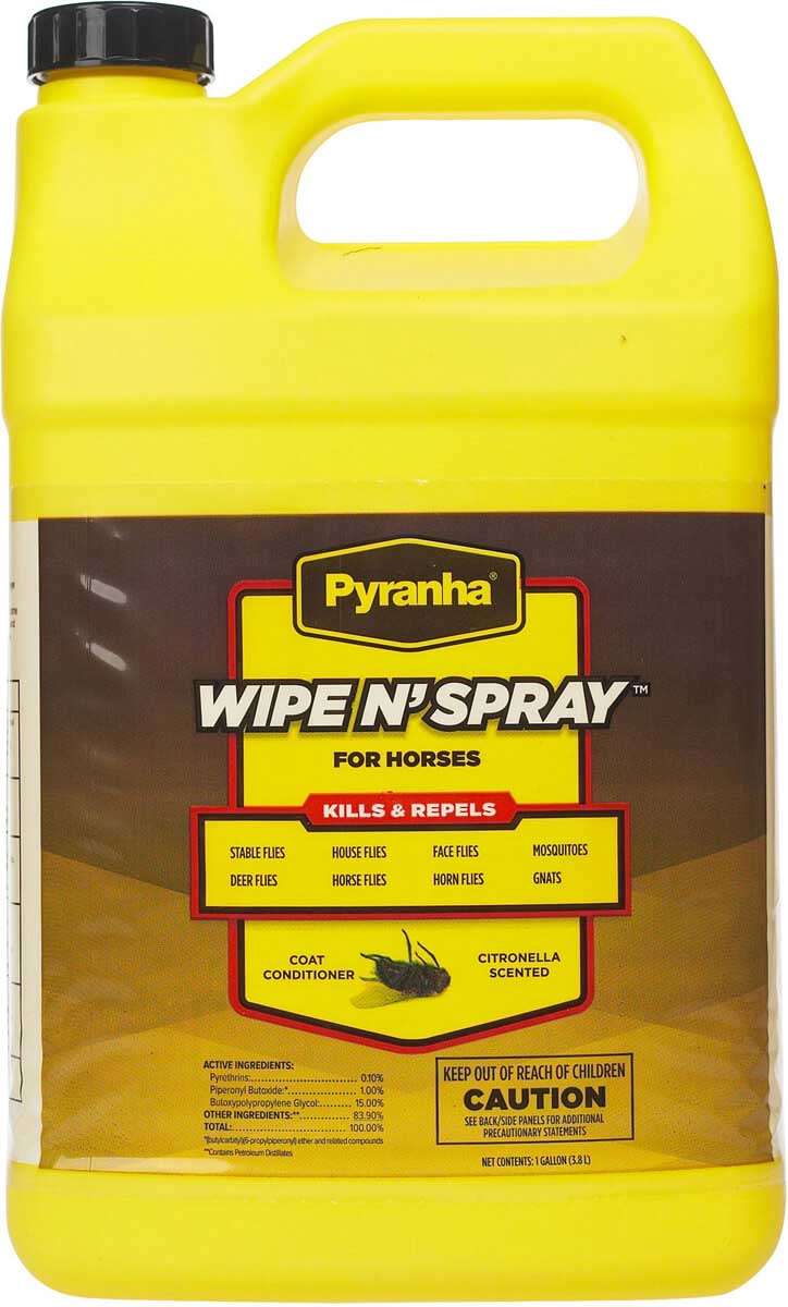 Pyranha Wipe N Spray Fly Protection