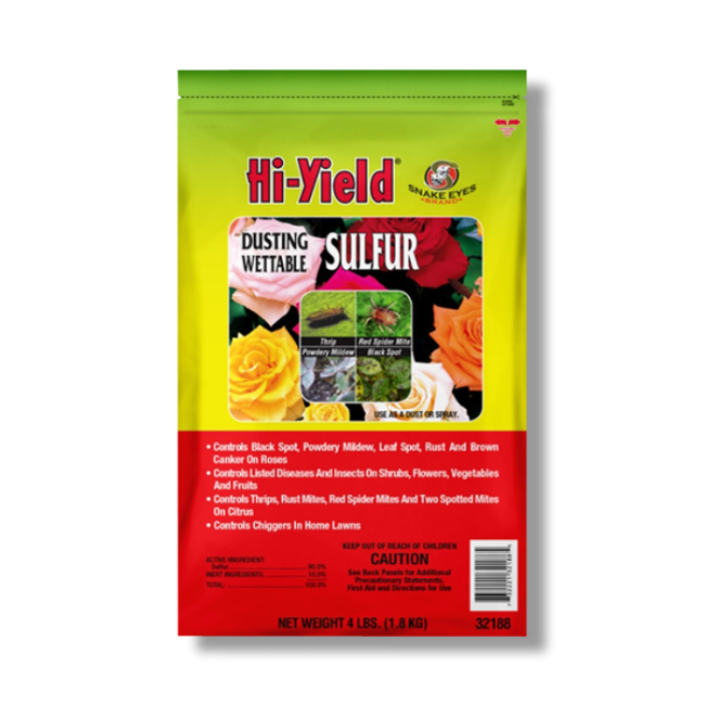 Hi-Yield Dusting Wettable Sulfur 4lb