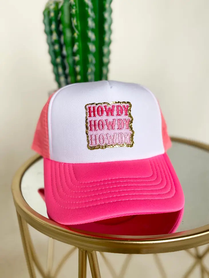 Howdy Howdy Howdy Ombre Trucker Hat