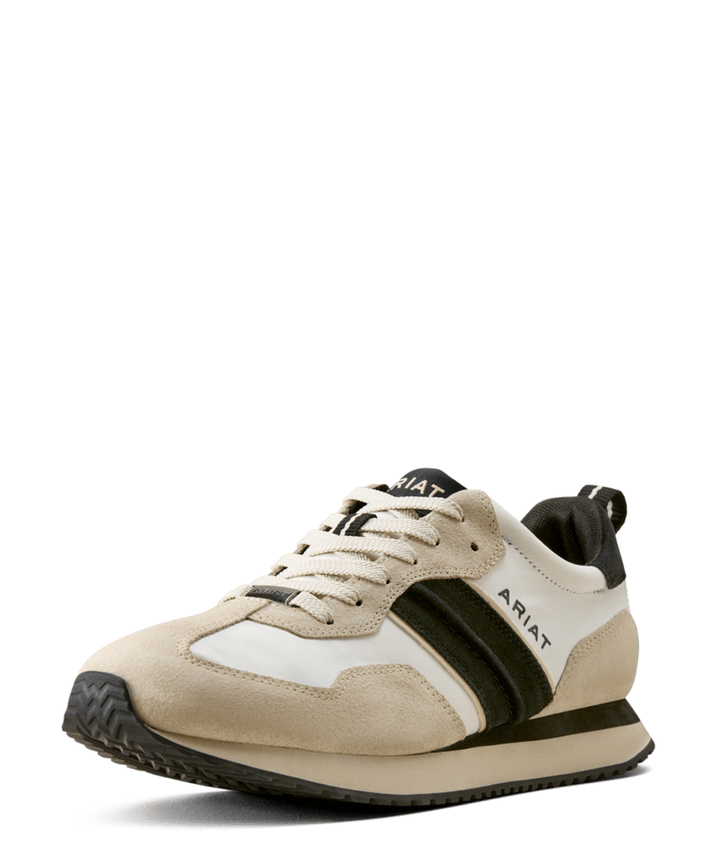 Mens Ranch Runner Shoe Sand Suede