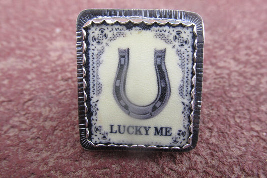 Lucky Me Horseshoe Ring