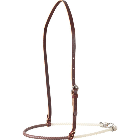 Noseband Single Rope Shrink Tube Covered Brown