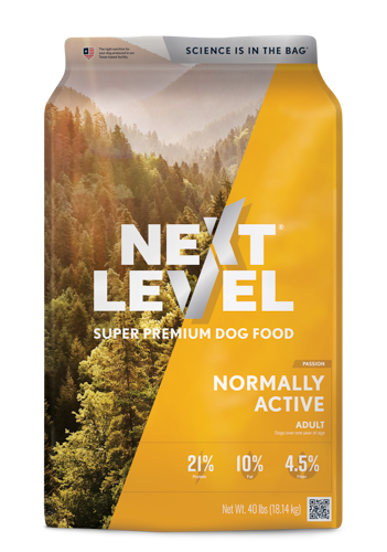 Next Level Normally Active Dog Food 40 lb IN STORE ONLY!