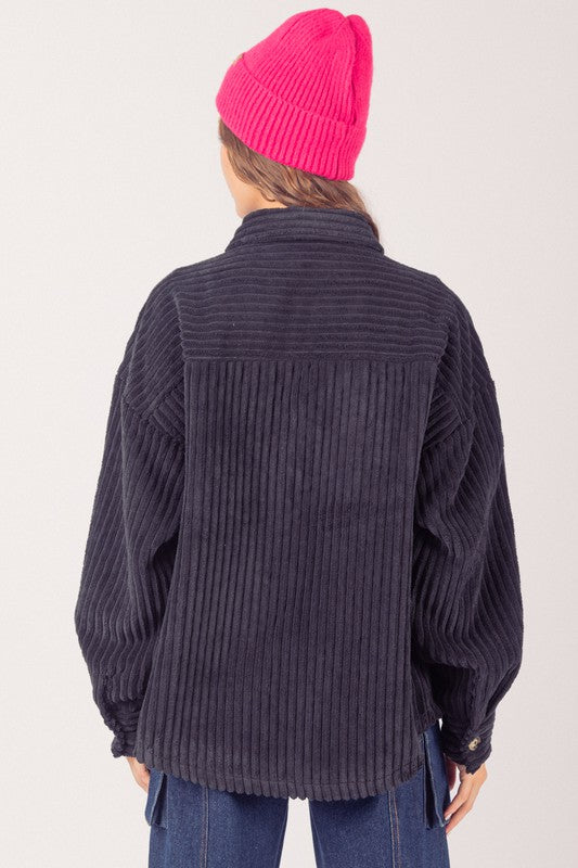 Oversized Wide Corduroy Shirt