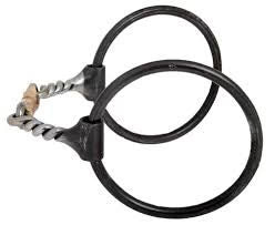 Dutton Sweet Iron Twisted Wire Dogbone Ring Snaffle