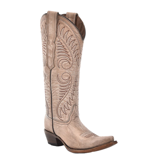 Corral LD Sand Cowhide Embroidery