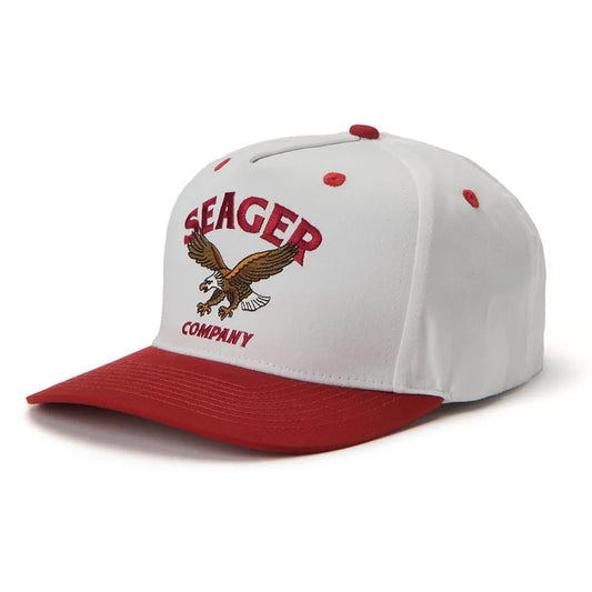Bradley Snapback White/Red