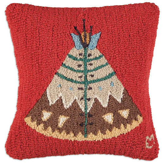 Teepee Decorative Wool Pillow