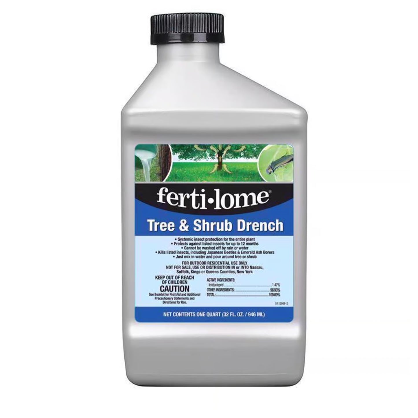 Fertilome Tree &amp; Shrub Systemic Insect Drench 1 Pt